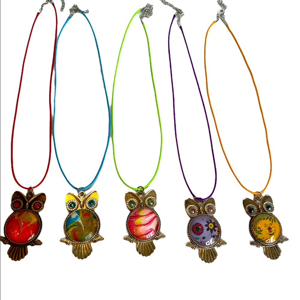 Pick one of Various owl necklaces.